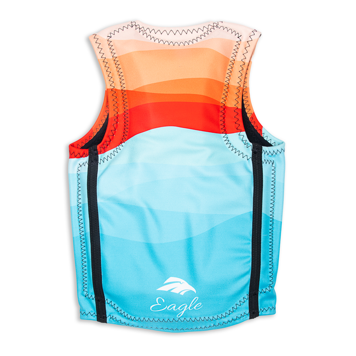 2023 Eagle Jr Sunrise Vest - Orange/Blue