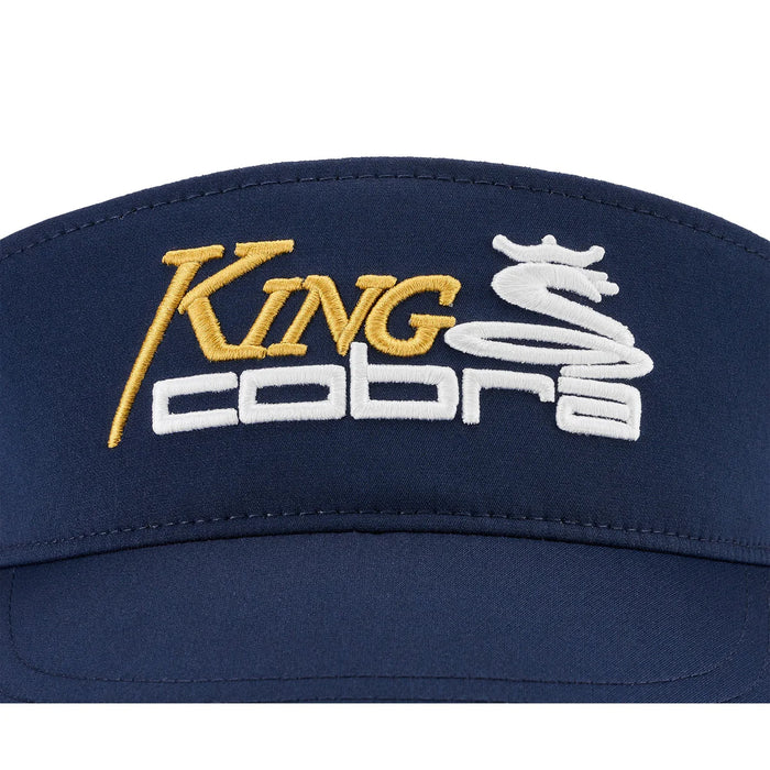 Cobra Golf Men's King High Crown Visor navy color.