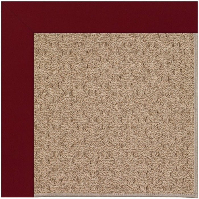 Creative Concepts-Grassy Mtn. Canvas Burgundy Machine Tufted Rug Runner image