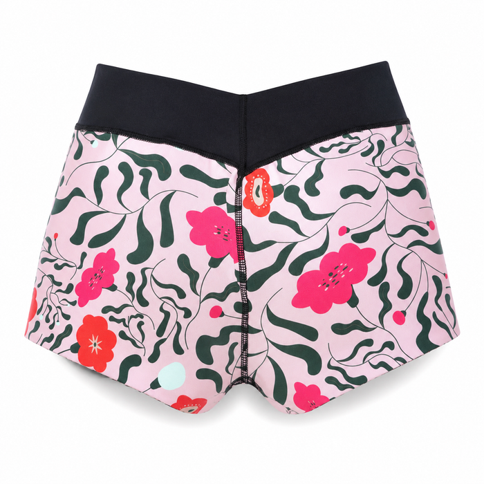 Floral JET Shorts - Pink/Coral