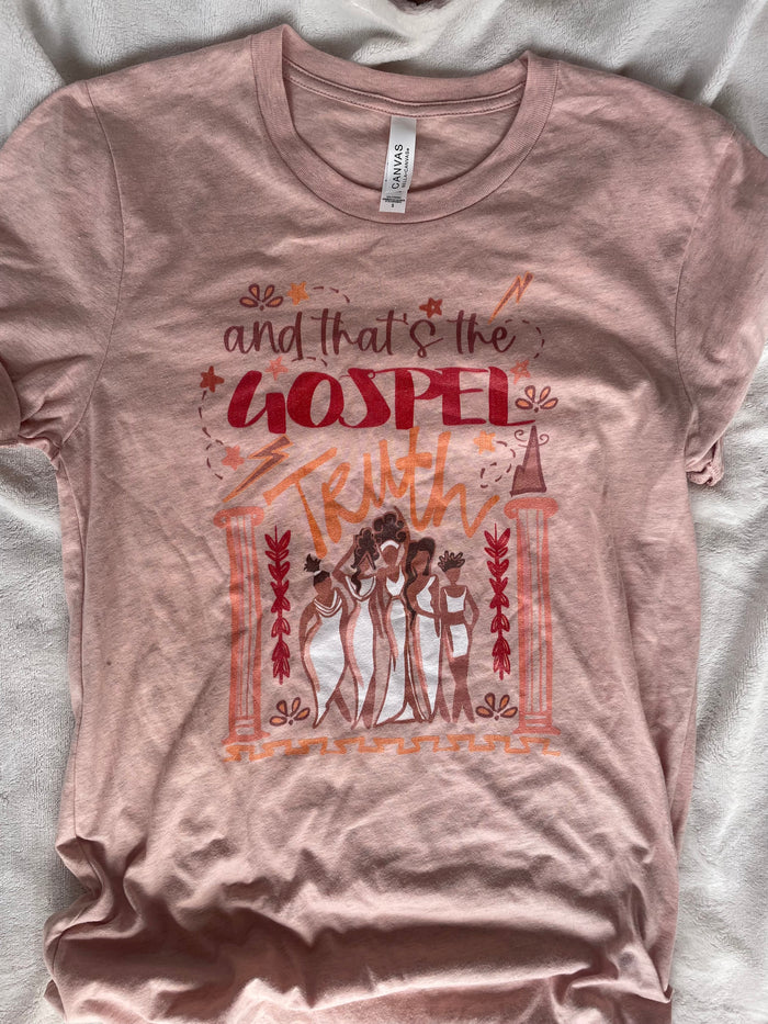 Hercules Gospel Truth- READY TO SHIP- Heather Prism Peach Small