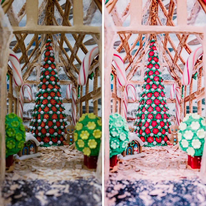 Holiday Presets Christmas and Winter Mobile Lightroom Presets - 4 Presets