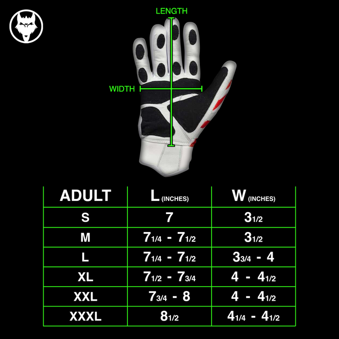 Howler Red Batting Gloves