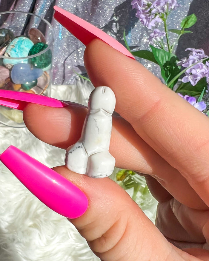 Howlite Mini Phallus Dickstal