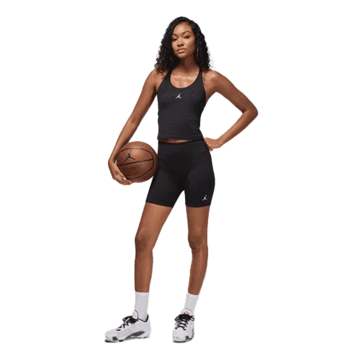 Jordan Women's Sport Dri-FIT High-Waisted 6 Shorts black color