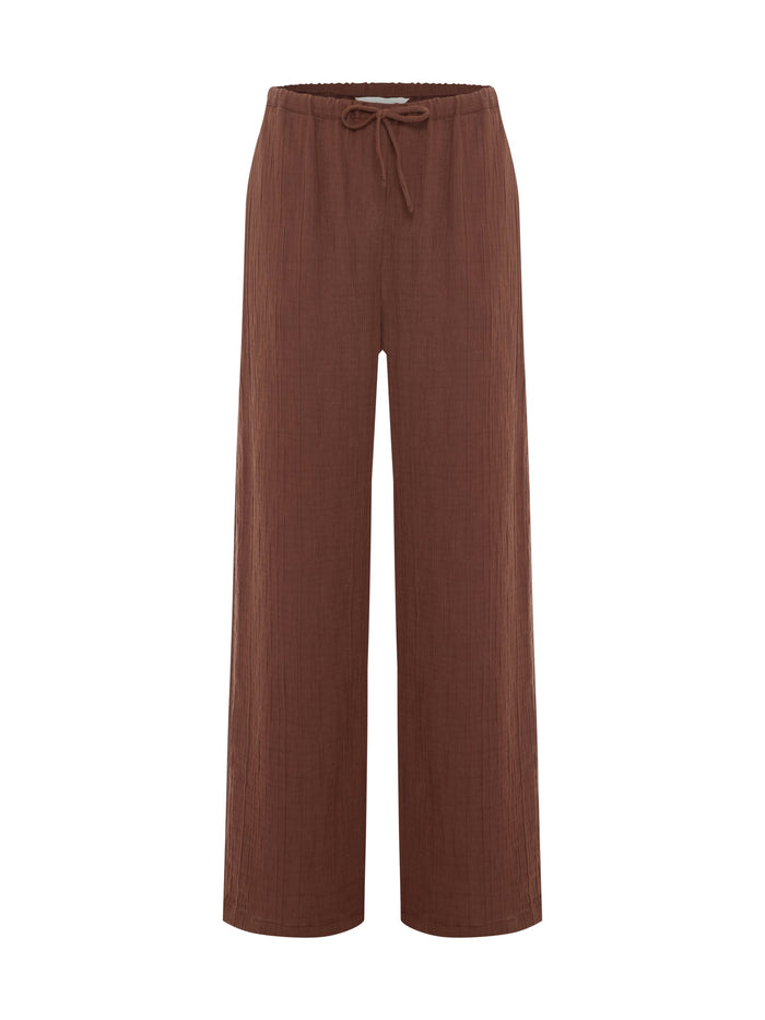 Kaya Drawstring Pants - Terracotta