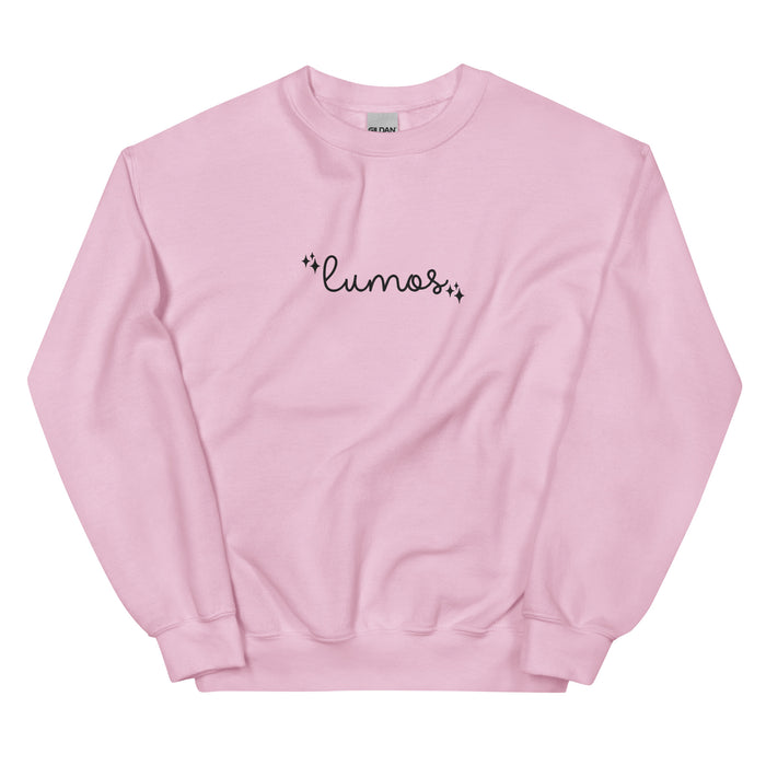 Lumos Light Magic EMBROIDERED Wizard Sweater Unisex Sweatshirt