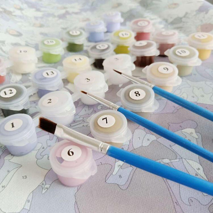 Magical Rose in Glass Vase