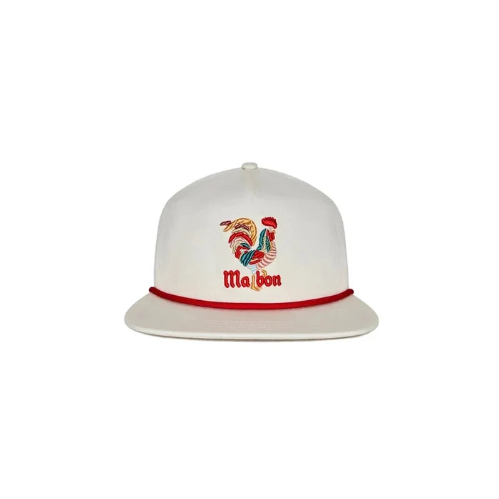Malbon Rooster Snapback Tan Color