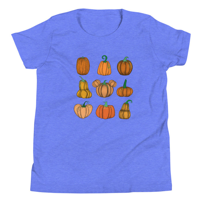 Mickey Pumpkin Patch Kids Fall Short Sleeve Kids T-Shirt