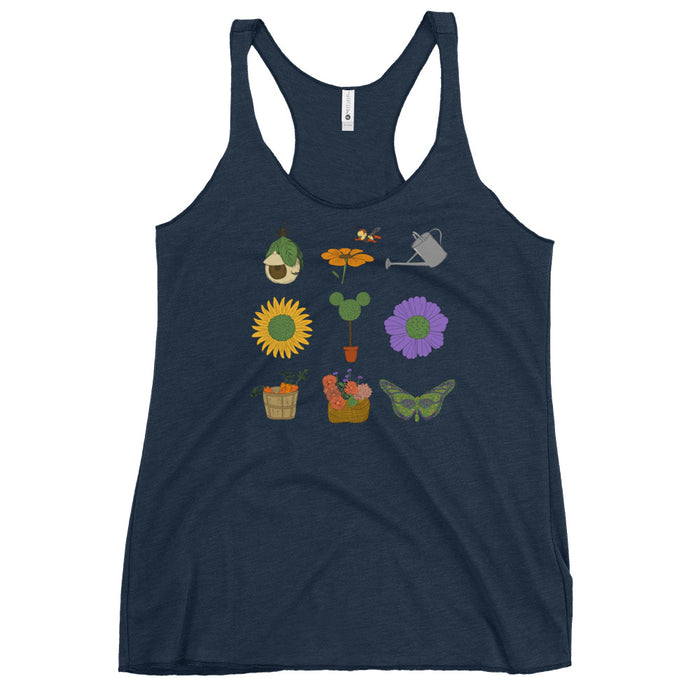 Mickey Topiary Flower and Garden Festival Women's Racerback Tank