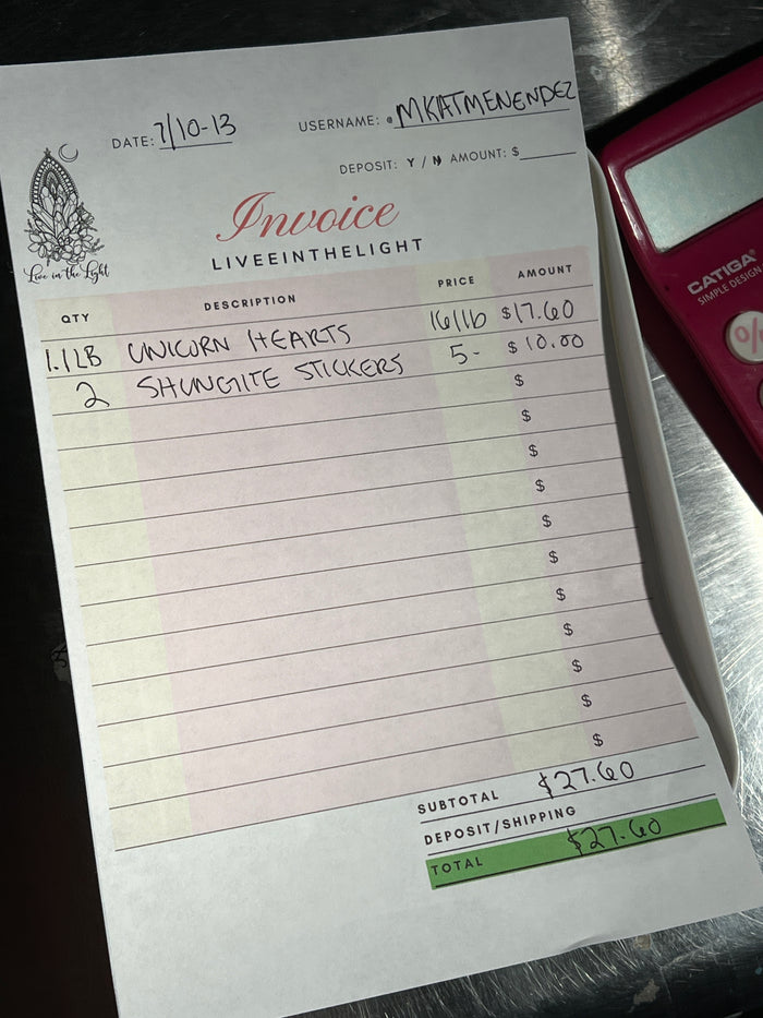@mkatmenendez Wholesale Live Sale Invoice