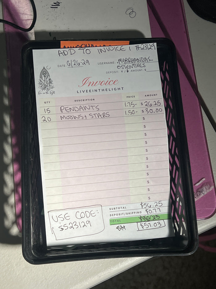 @myrrhandas_essentials Wholesale Live Sale Invoice