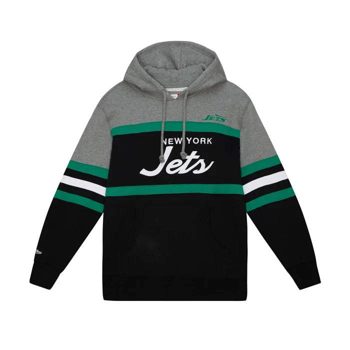New York Jets Mitchell & Ness Head Coach Hoodie black color