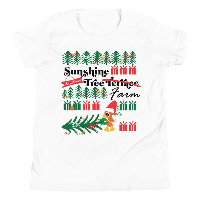 Orange Bird Christmas Kids T-Shirt Sunshine Tree Terrace Unisex Kids T-Shirt