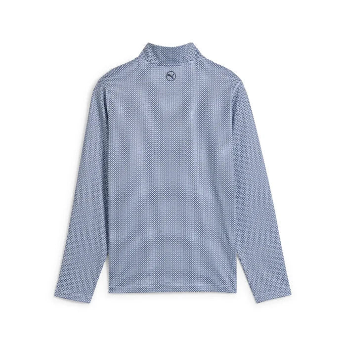 Puma Golf Boy's Pure 2.0 Tile 1/4 Zip Navy Color