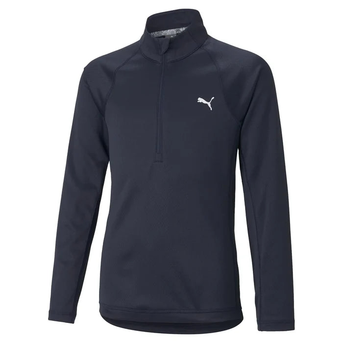 Puma Golf Girls 1/4 Zip Navy Color