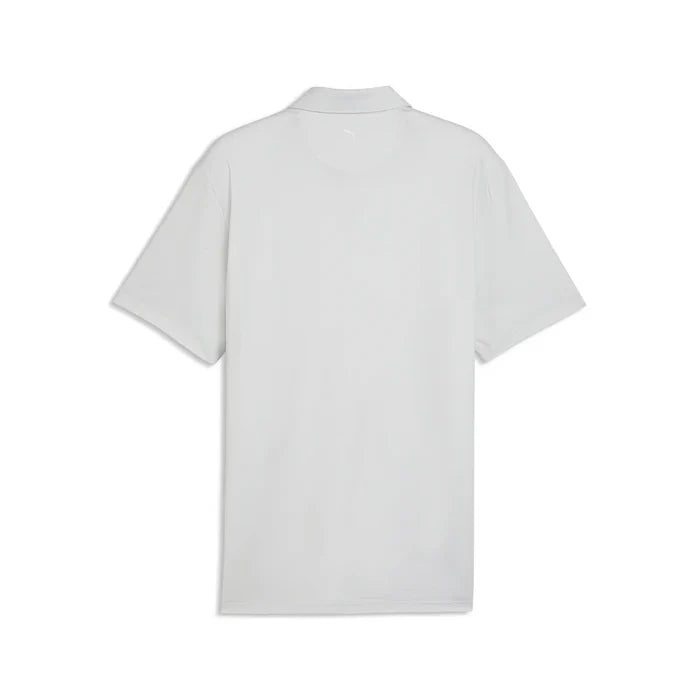 Puma Golf Men's CLOUDSPUN Birdseye BN Polo White Color