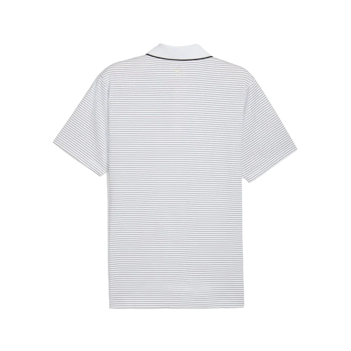 Puma Golf Men's Mattr Elevated Stripe Polo White Color