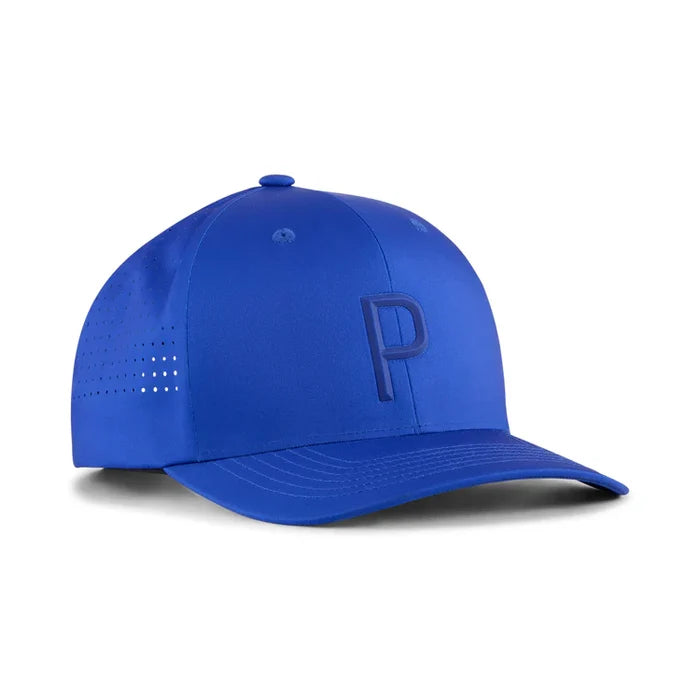 Puma Golf Tech P Snapback Cap Blue Color.