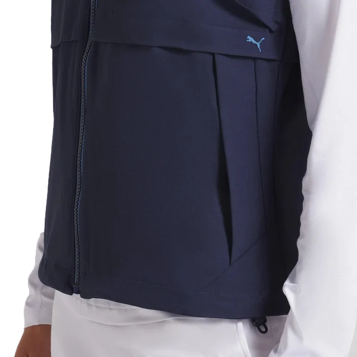 Puma Golf Women's Ripguard Vest Navy Color
