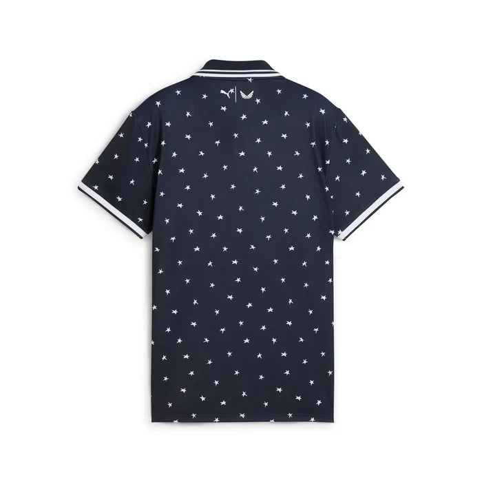 Puma Golf Women's Volition Dancing Stars Golf Polo Navy Color.