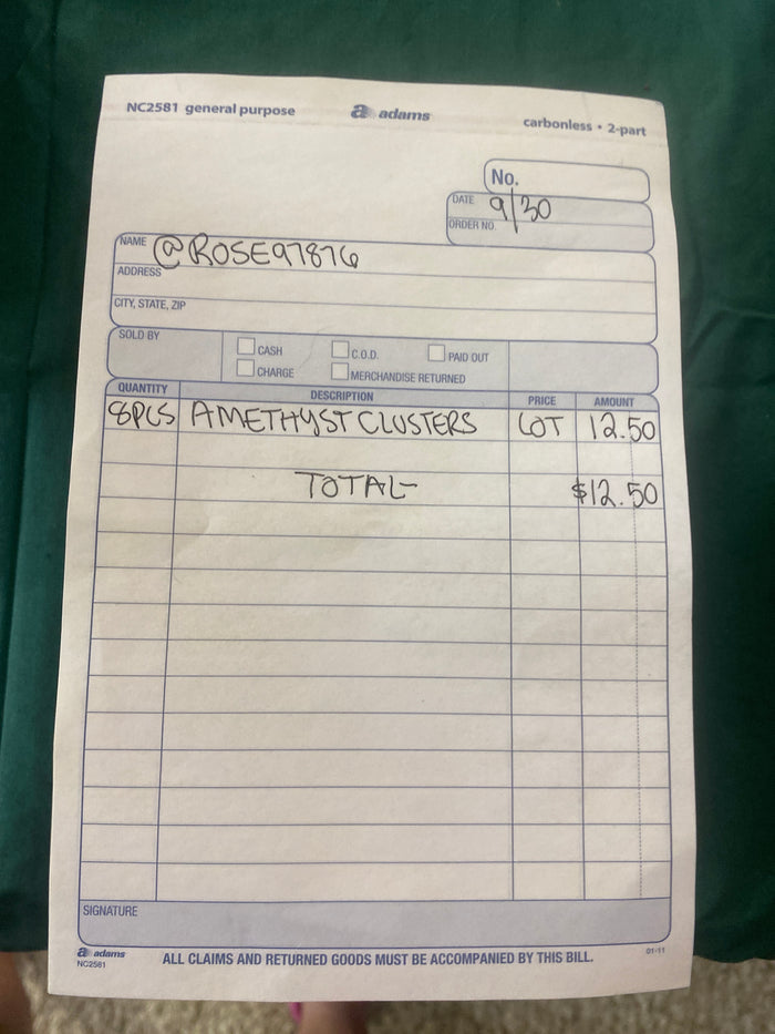 @rose97876 clear out the backstock live sale invoice