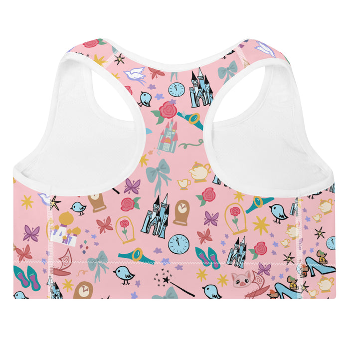 runDisney Dream Big Princess Sports Bra Princess Half Marathon Padded Sports Bra