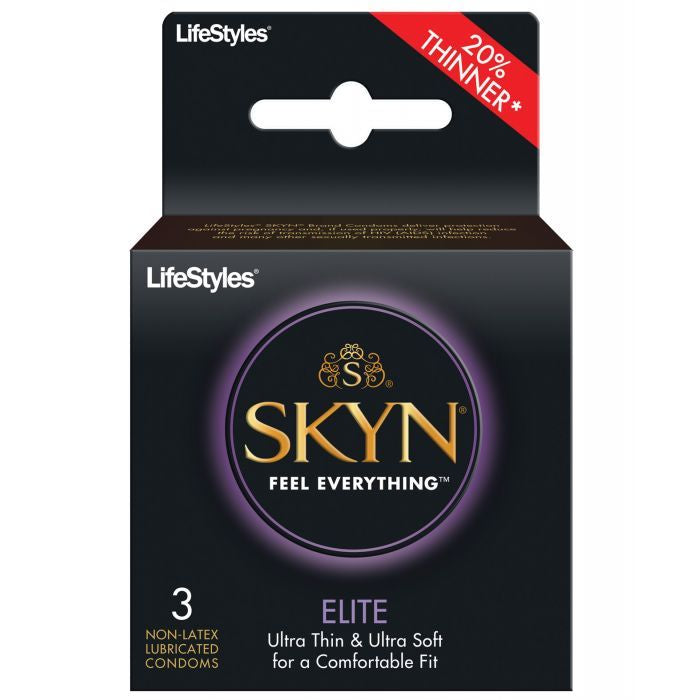 SKYN Elite Ultra Thin Condoms - 3 pk