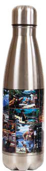 Smokey NOSTALGIC insulated stainless steel water bottle