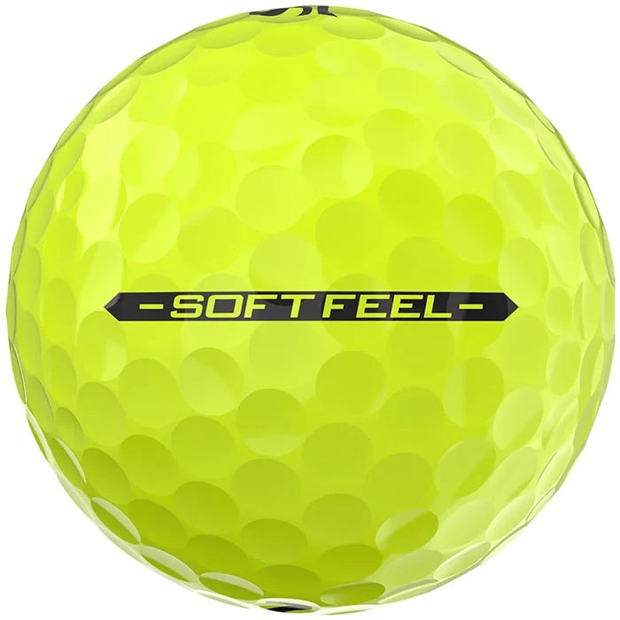 Srixon Soft Feel Golf Balls Yellow Color