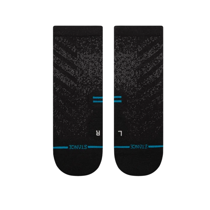 Stance Run Light Quarter Black color