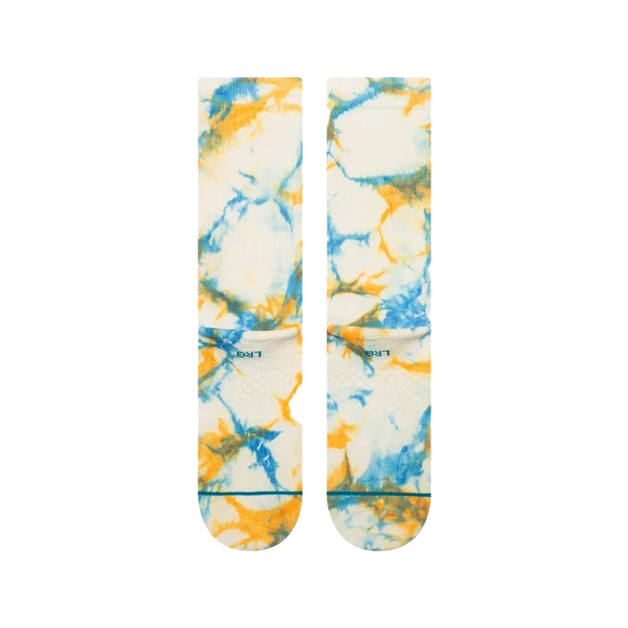 Stance Unisex Spotty Dye Crew Pair Orange Color