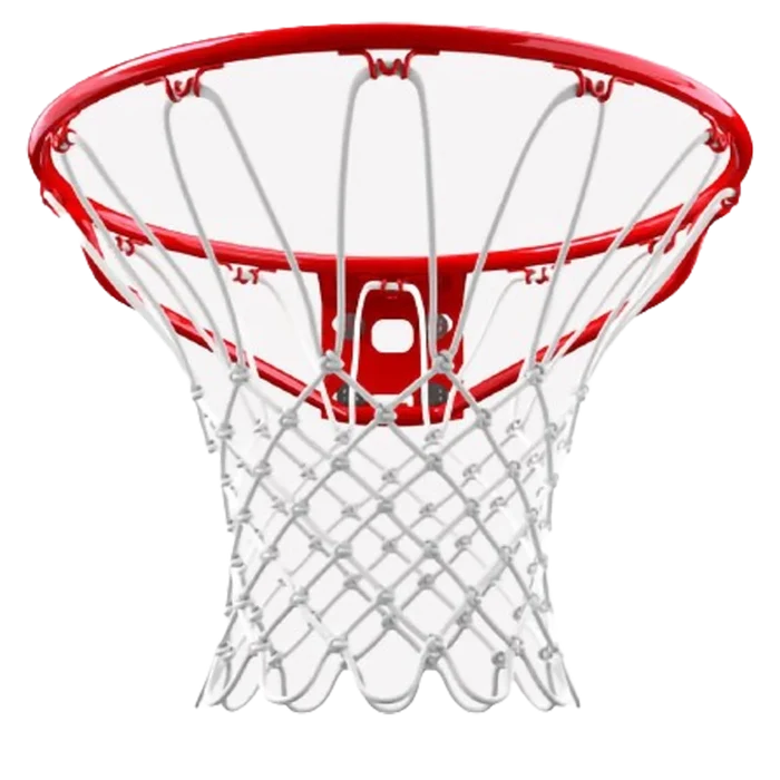 Standard Basketball Rim Red color