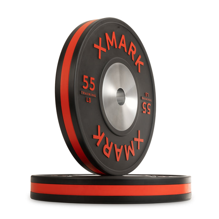 Striped Premium IWF Training Bumper Plates (LB) Pairs