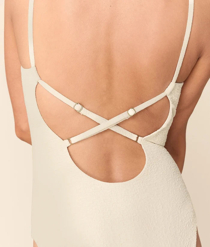 The Jetties One Piece - Crinkle - Gardenia