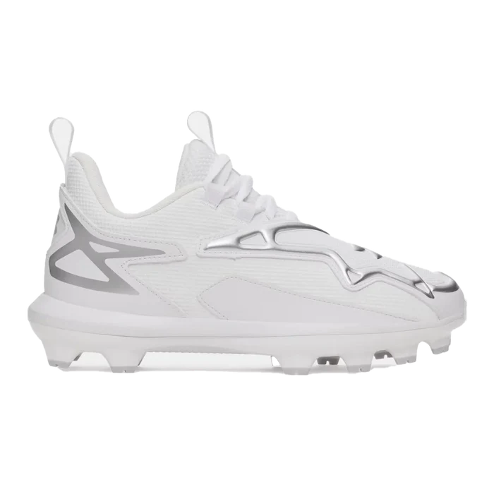 1 / White/Metallic Silver/Metallic Silver