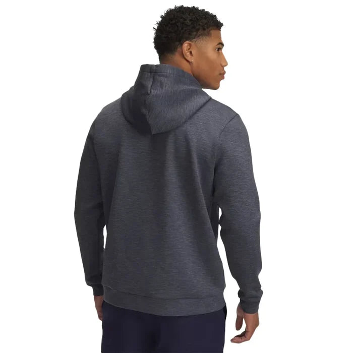 UA Men's Drive Midlayer Hoodie Navy Color.
