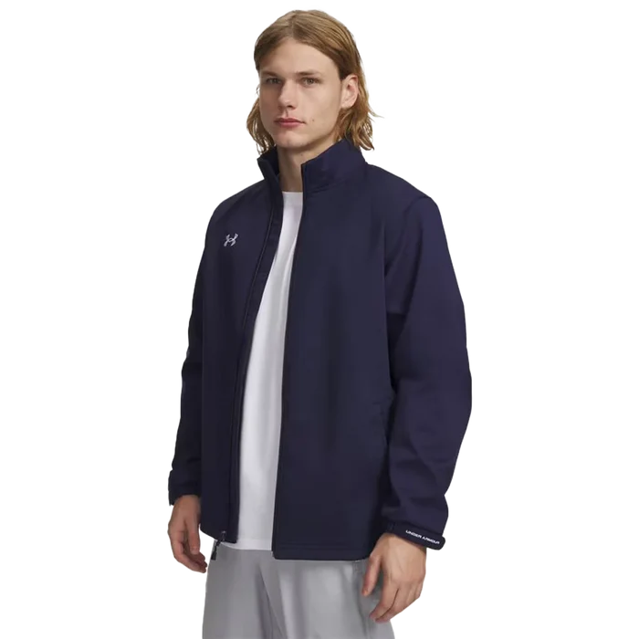 UA Men's Hockey Softshell Jacket Navy Color