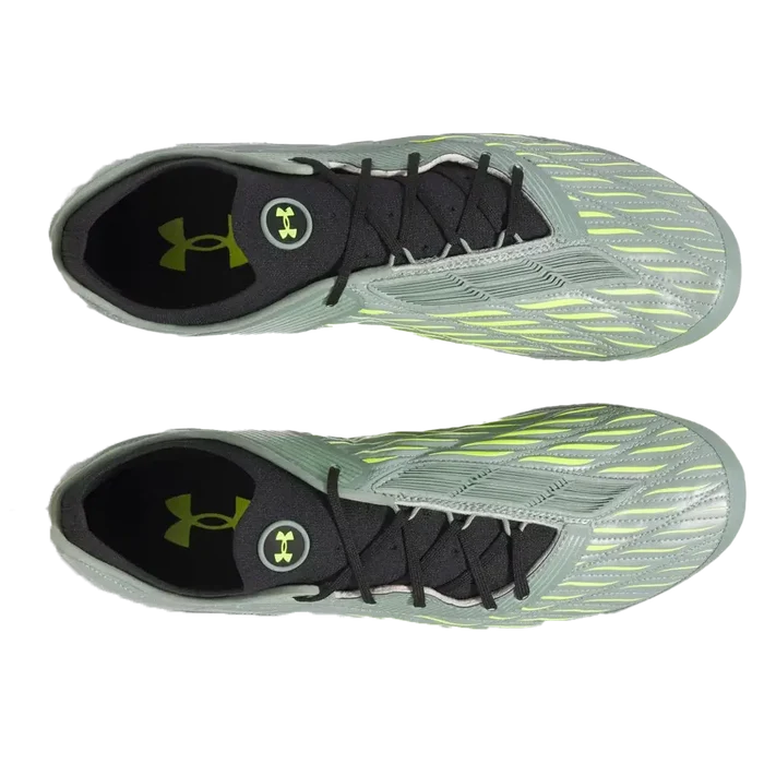 UA Men's Magnetico Elite 4 FG Soccer Cleats Pair Grey Color.
