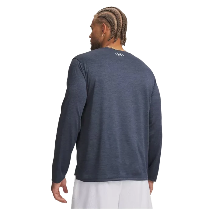 UA Men's Tech™ Vent Team Long Sleeve navy.