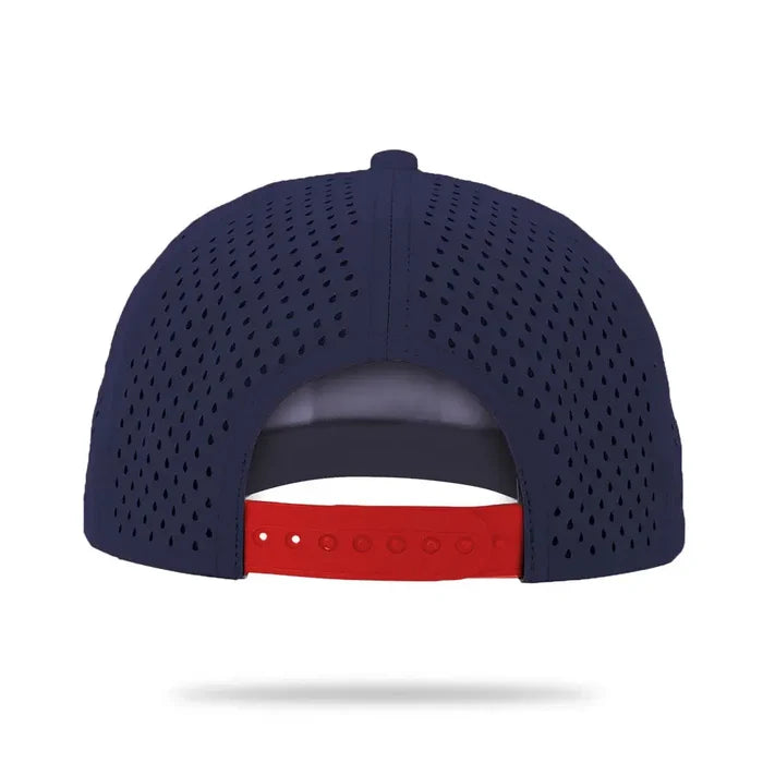 USA Patriot Performance Cap - Navy/Red Rope Color Back view