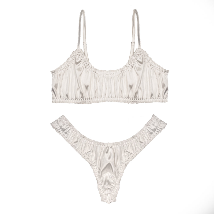 Silk Ruffled Underwear-Moxy Intimates