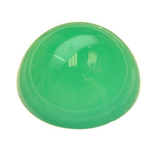 Wholesale Lot of 5, Natural Green Chrysoprase Round (Cabochon) 2.5mm, 3mm, 3.5mm, Top Quality, Natural Mined Stone
