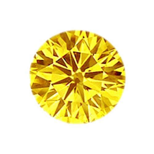 Wholesale, Natural Vivid Yellow Diamond, 1-4mm Round, SI1-SI2, April Birthstone, Fancy Color
