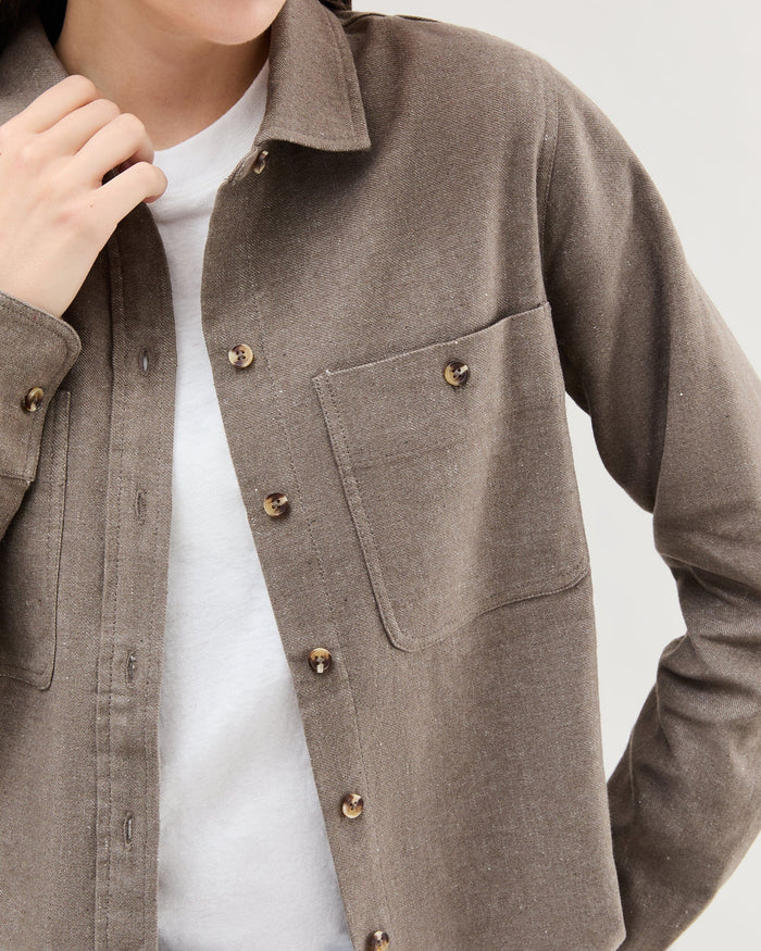 Roma Work Shirt - Porcini