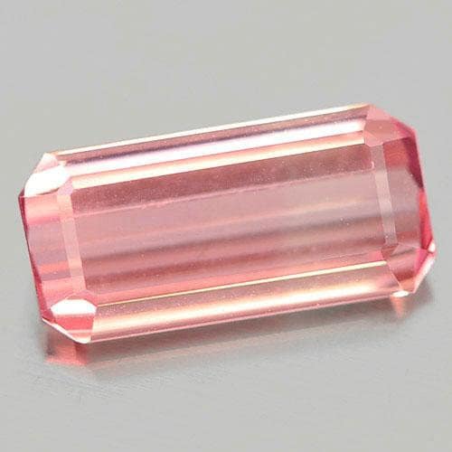 0.64ct Natural Genuine African Pink Tourmaline, 8x4 Tourmaline Cut Faceted, VVS Eye Clean loose stone