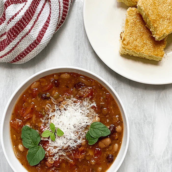 Bean Soup and Corn Bread