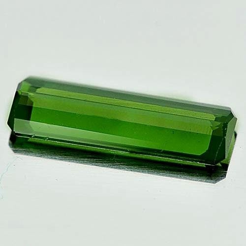 1.29ct Natural Genuine African Green Tourmaline, 13x5 Tourmaline Cut Faceted, VVS loose stone Eye Clean