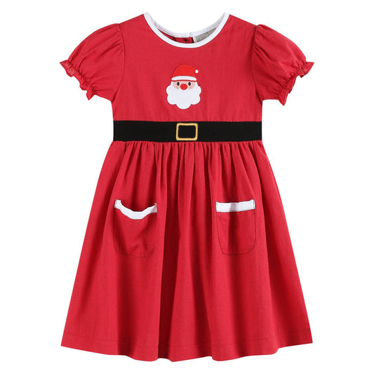 18-24M | Lil Cactus | Red Santa Dress with Black Sash | NWT